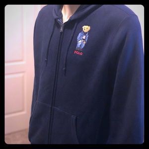 Polo Ralph Lauren Polo Bear Full Zip Fleece Hoodie